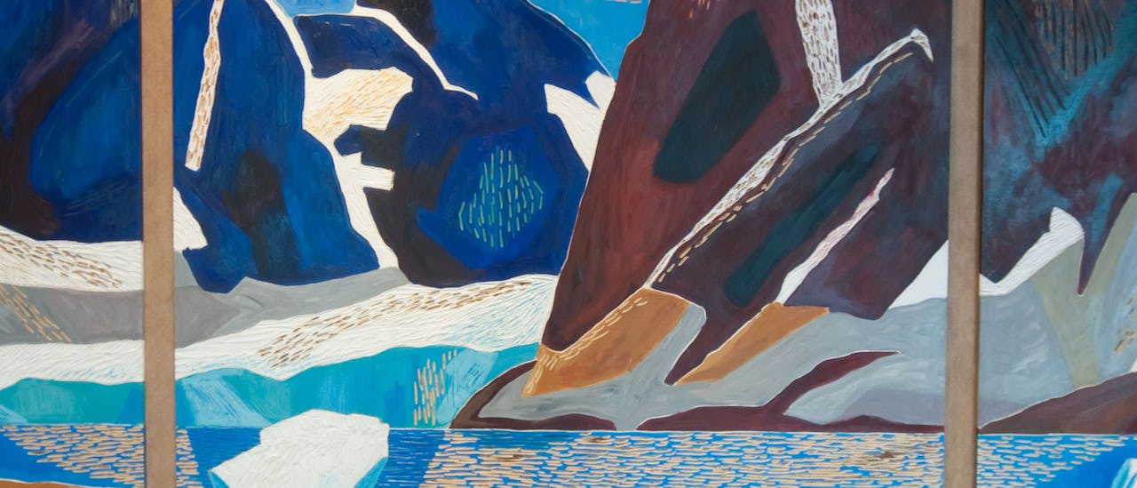 Den specialbeställda konsten på Fram är skapad av lokala konstnärer från polcirkelsområdet