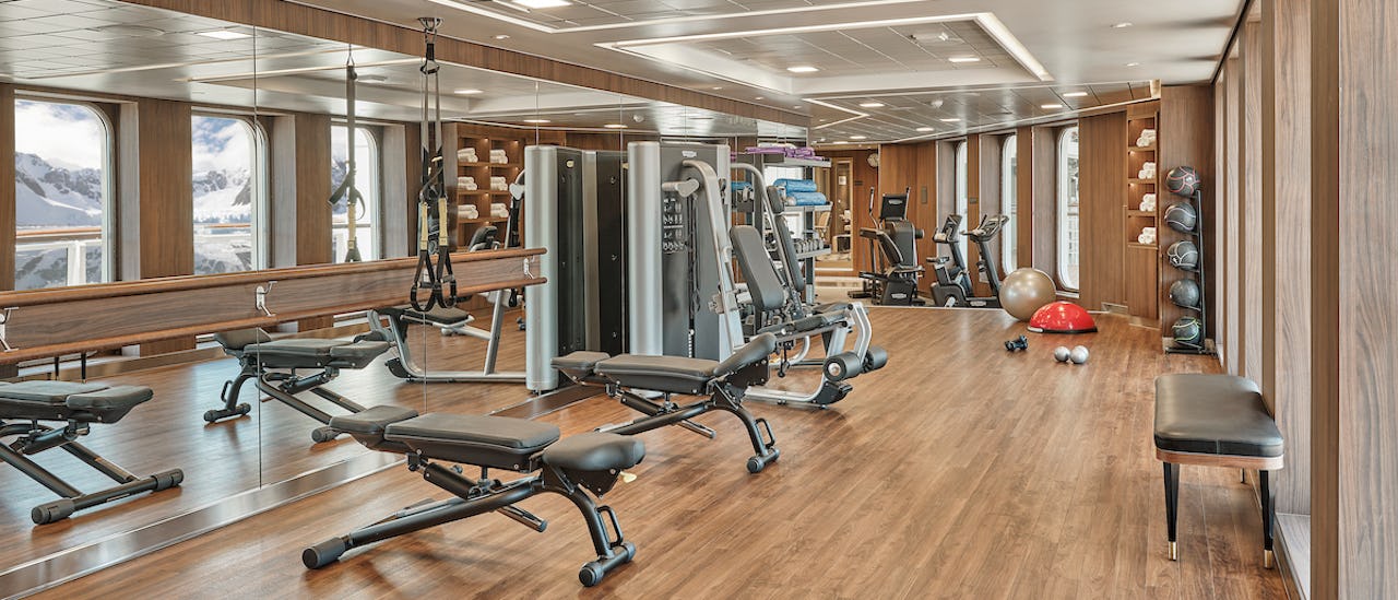 Träna med havsutsikt