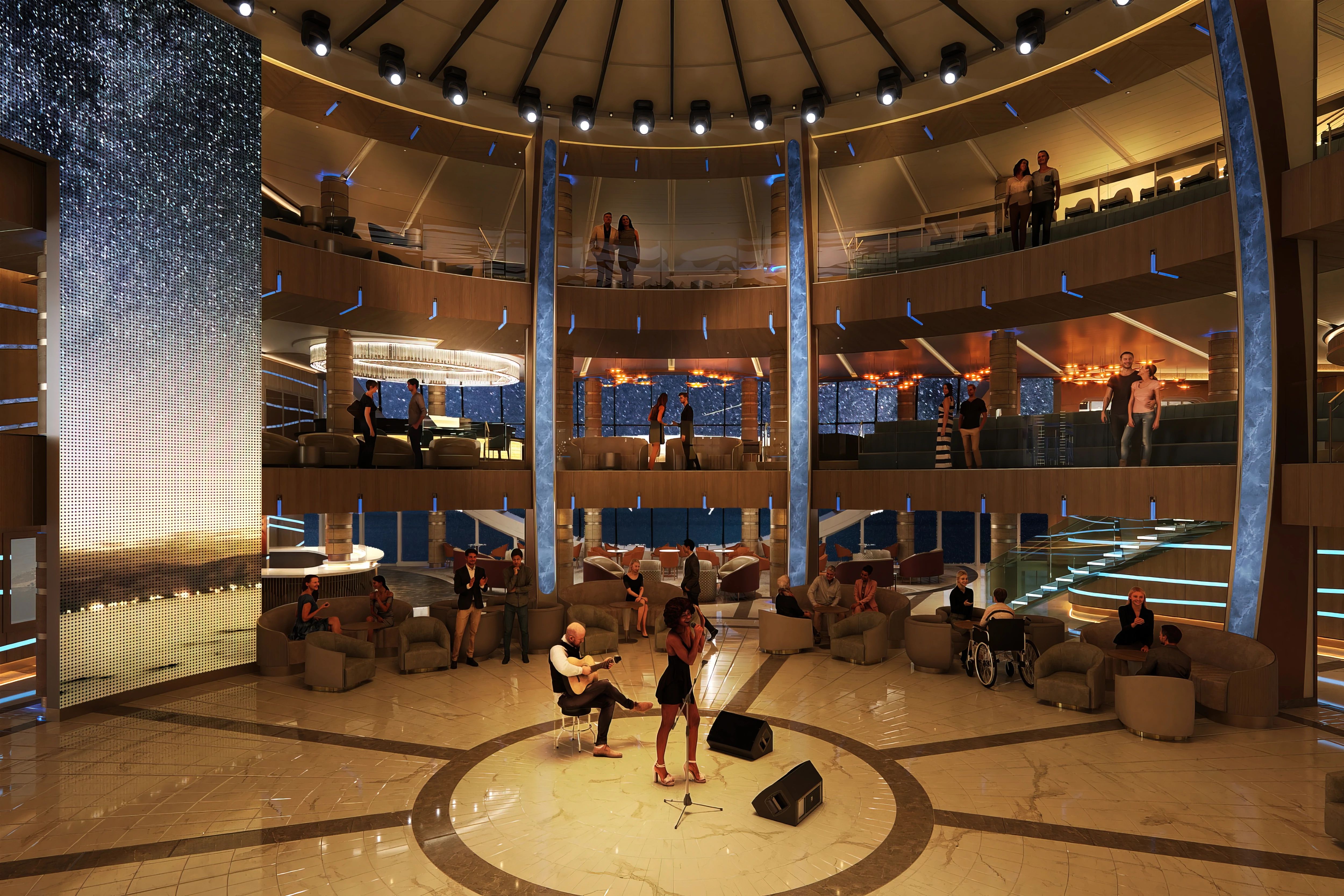 Piazza på Star Princess