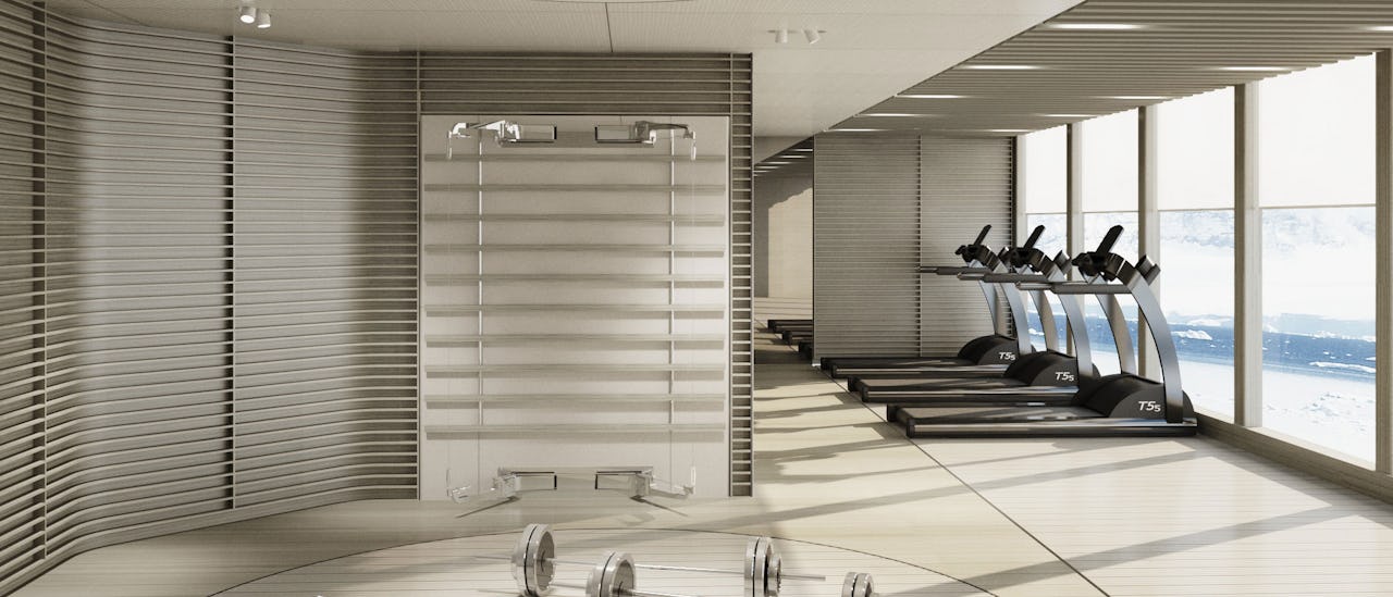 Träna med havsutsikt