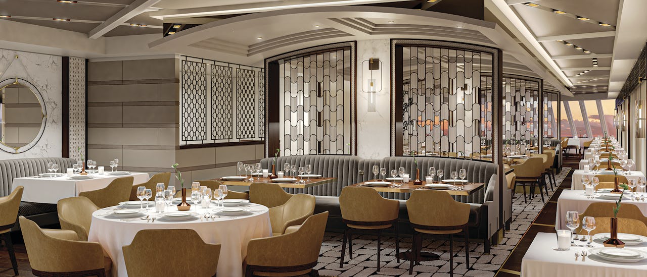 Restaurang Toscana firar passionen i Italiensk matlagning, serverad på specialdesignat Versace-porslin