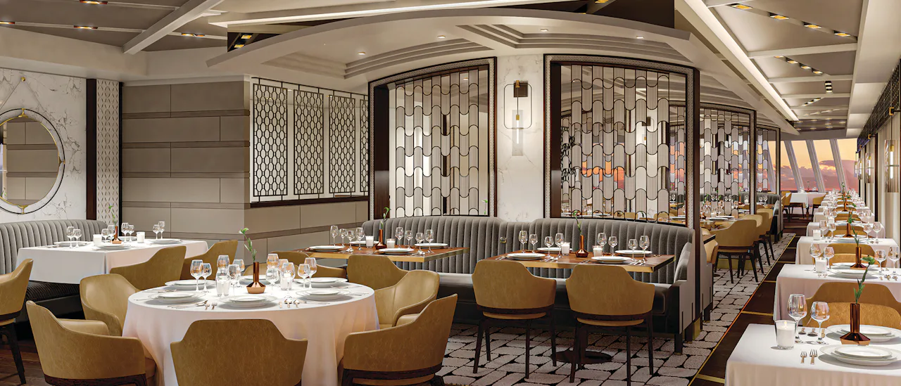 Restaurang Toscana firar passionen i Italiensk matlagning, serverad på specialdesignat Versace-porslin