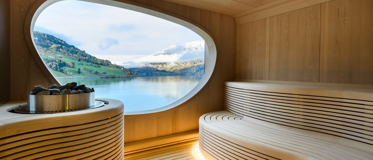 Värme för själen i fartygs sauna