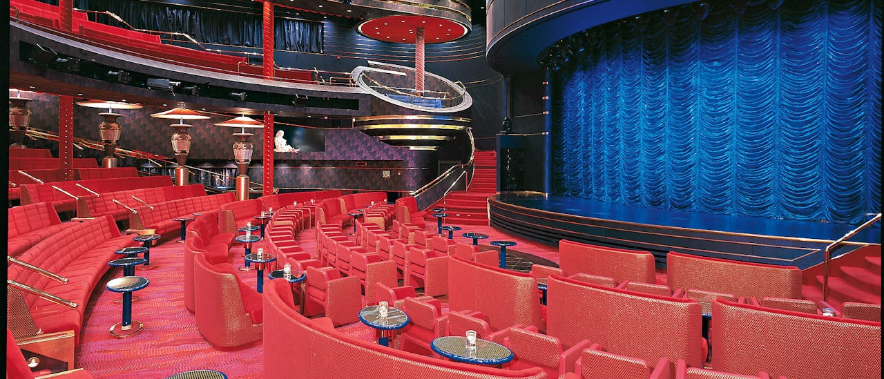 Teatern i väntan på en Las Vegas-inspirerad show