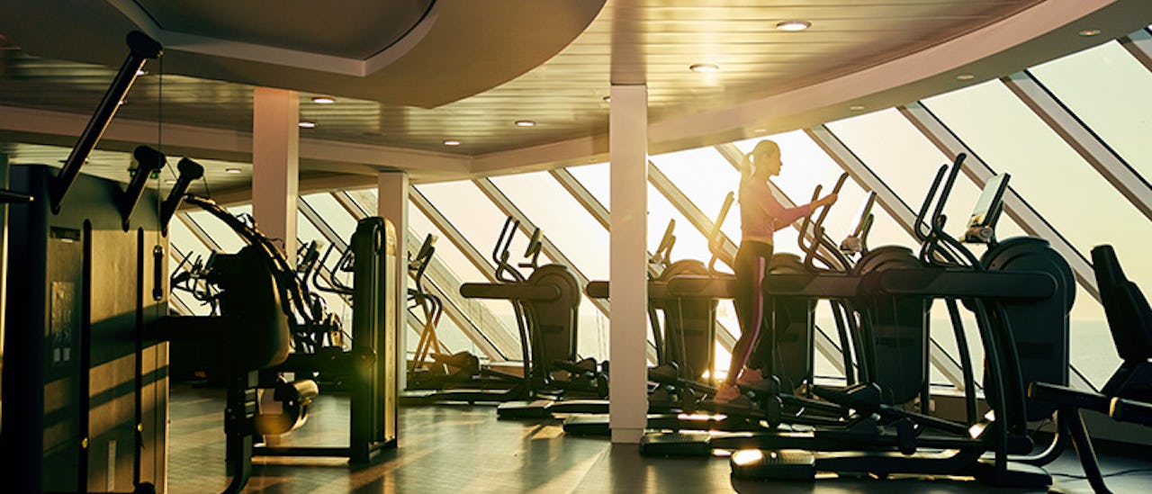 Träna med havsutsikt