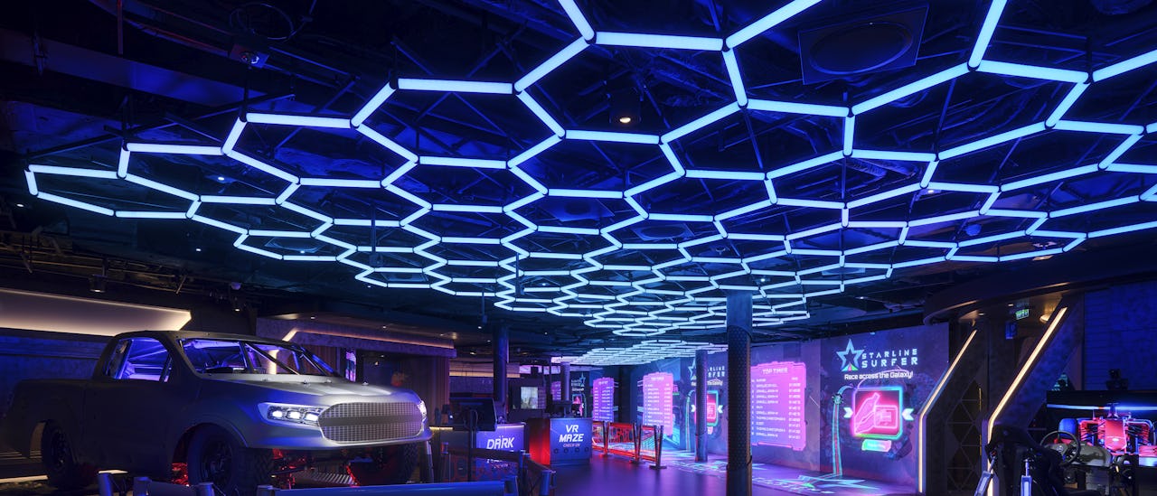 Virtuell värld i Galaxy Pavilion