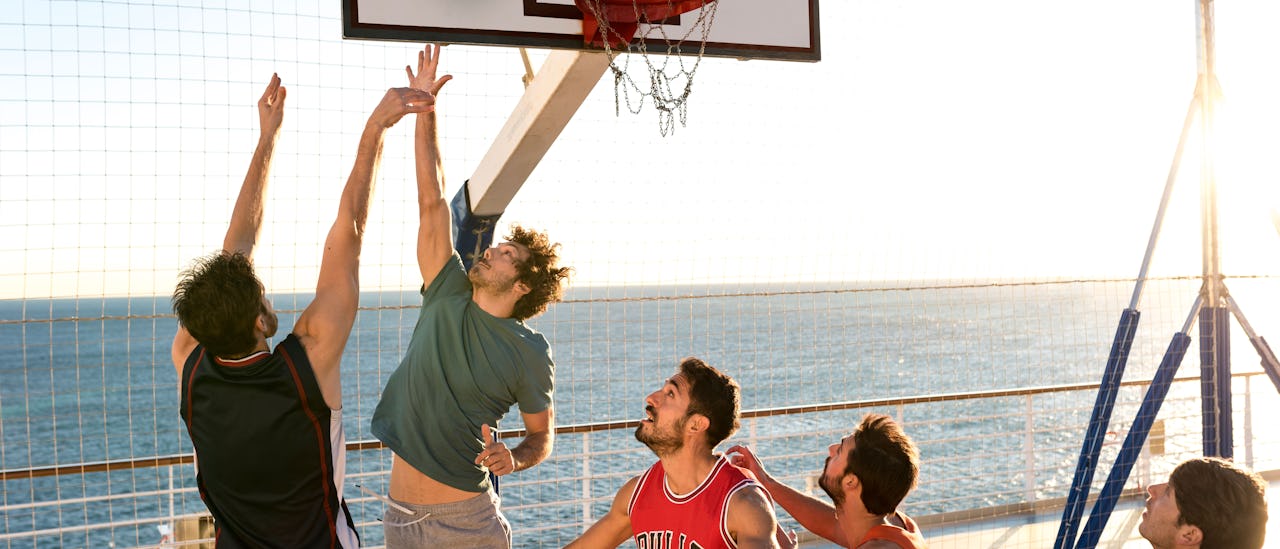 Arbeta upp pulsen på basketplanen