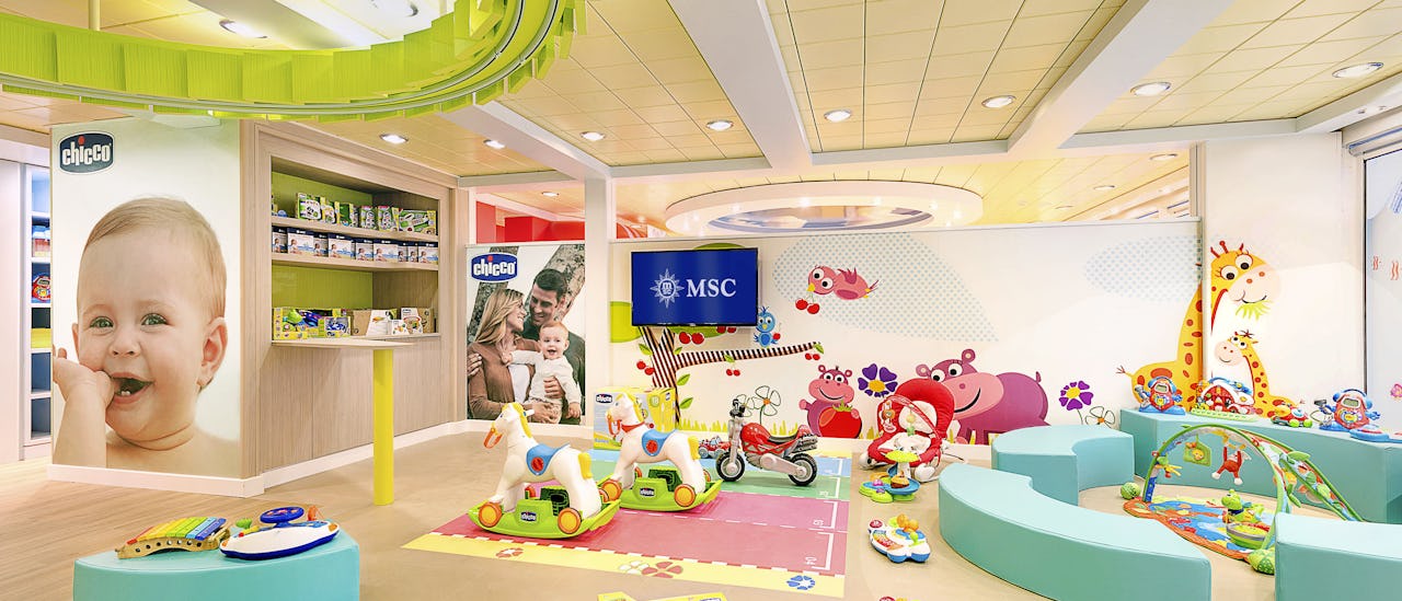 Baby Club är designad för de yngsta gästerna