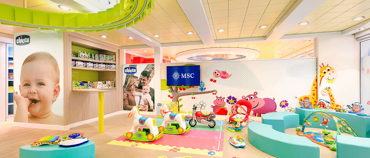 Baby Club är designad för de yngsta gästerna