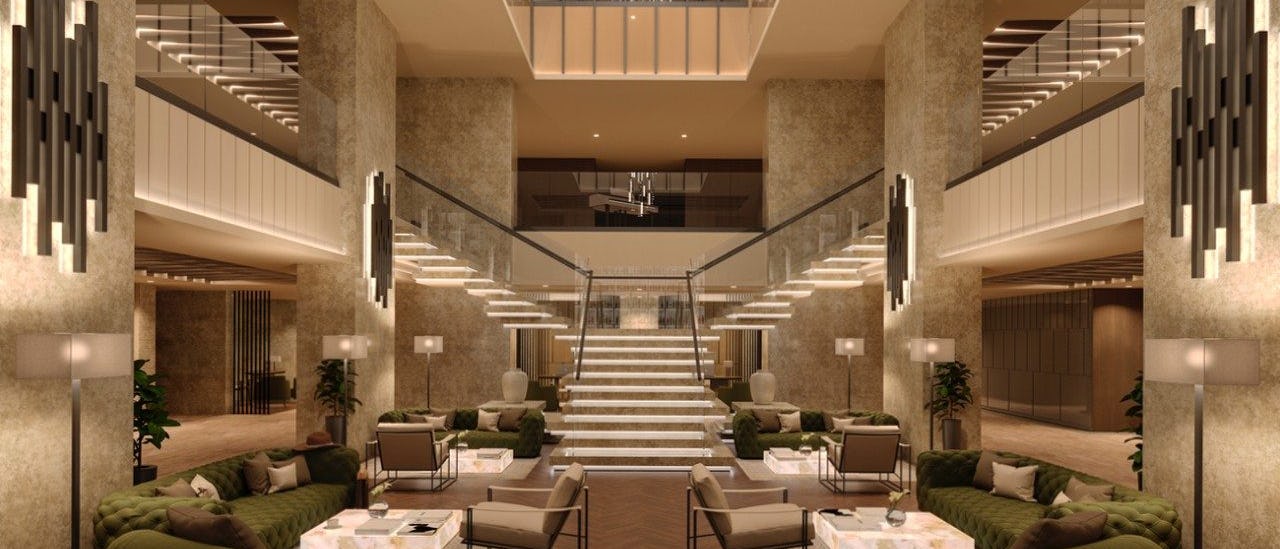 Lobby Bar - en social bar och lounge i mitten av fartyget