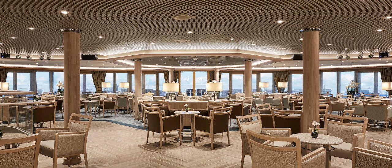 Lyssna till de milda tonerna av en pianist i Panorama Lounge