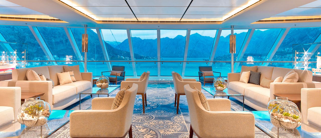 Vackra utsikter från Observation Lounge