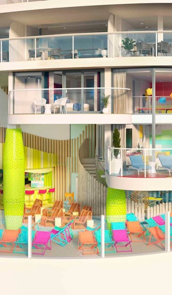 Den exklusiva familjesviten Ultimate Family Townhouse ombord på Royal Caribbeans fartyg Icon of the Seas.