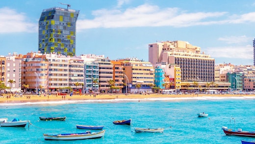 Las Palmas på Gran Canaria, Kanarieöarna.