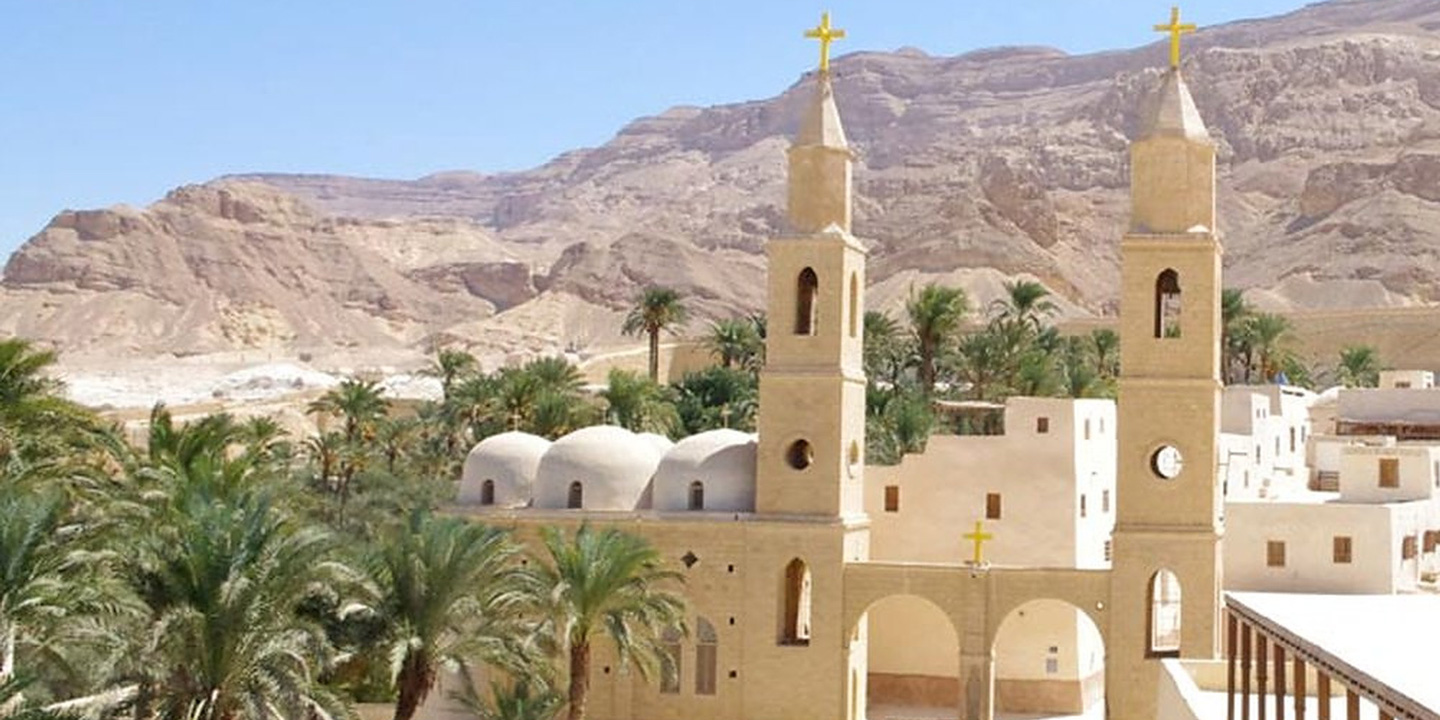 Monastery of Saint Anthony i Beni Suef, Egypten.