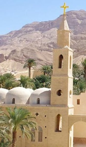 Monastery of Saint Anthony i Beni Suef, Egypten.