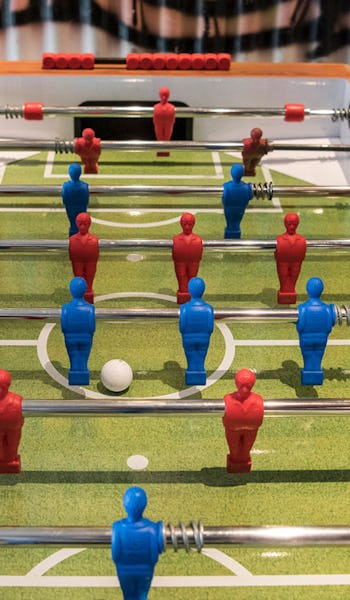 Fotbollsbordsspel i Teens Club ombord på MSC Cruises fartyg.