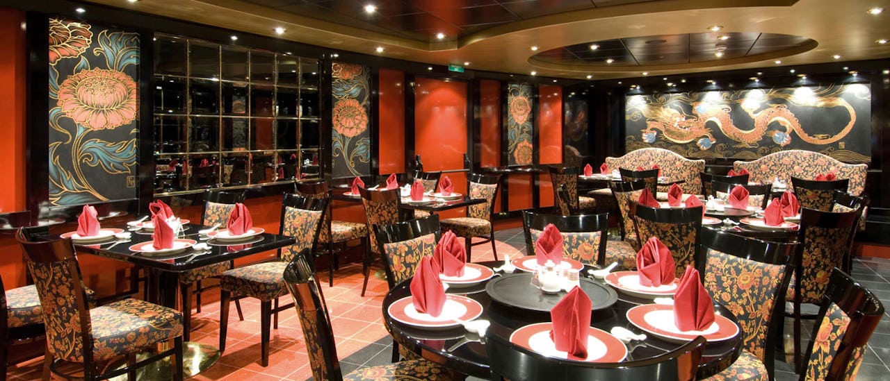 Restaurang Shanghai ombord på MSC Cruises fartyg.