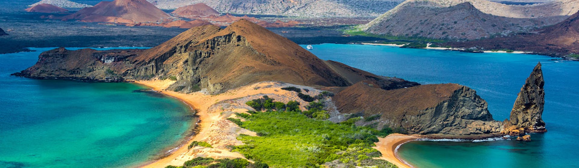 Bartolomé - en av alla öar som utgör Galapagosöarna i Ecuador, Sydamerika.