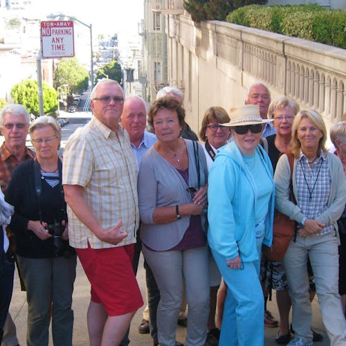 En av Club Eriks grupper ute på resa.