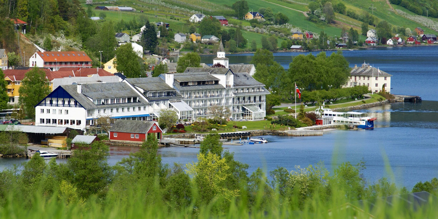 Brakanes Hotel i Ulvik, Norge.