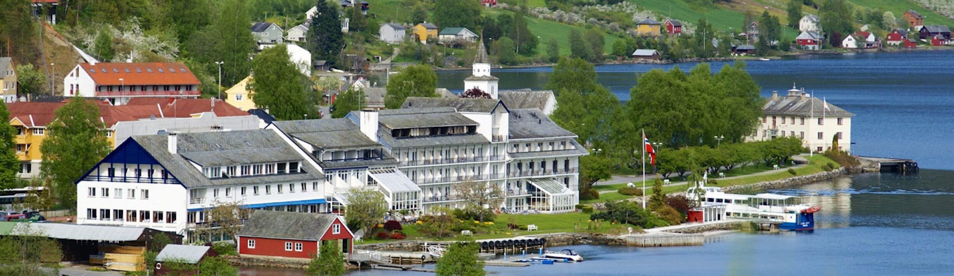 Brakanes Hotel i Ulvik, Norge.