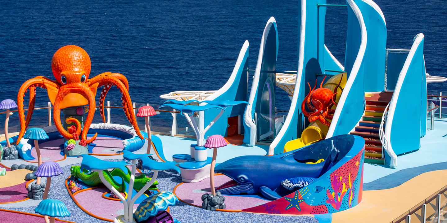 Läcker lekyta ombord på Royal Caribbeans fartyg Wonder of the Seas.