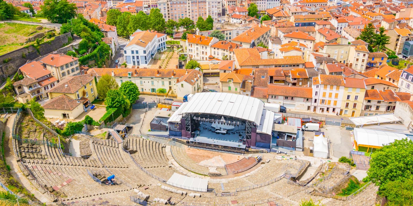 Den romerska teatern i Vienne, Frankrike.