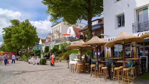 Centrum i Warnemünde, Tyskland.