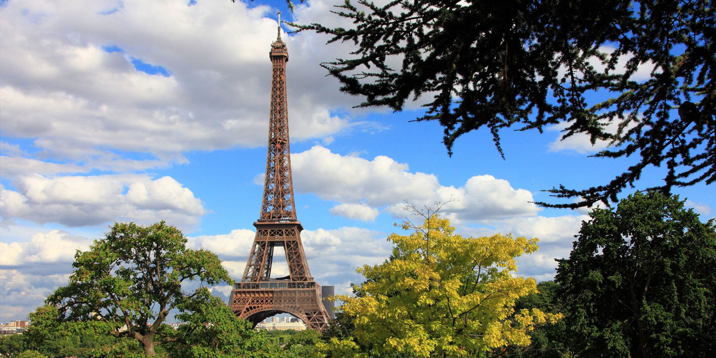 Eiffeltornet i Paris - Frankrikes huvudstad.
