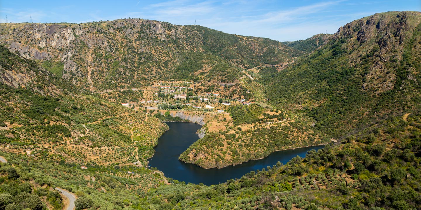 Dourofloden i norra Portugal.