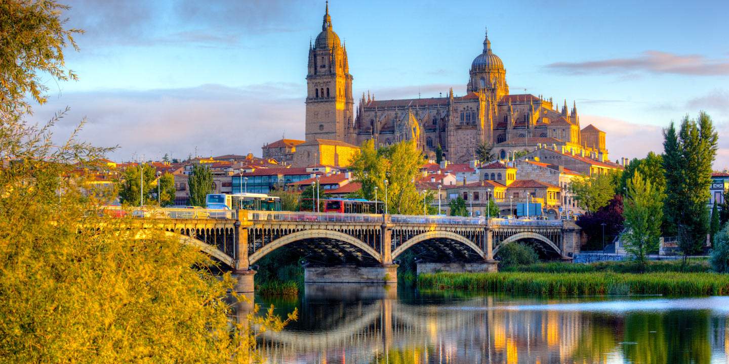 UNESCO-listade Salamanca i Spanien.