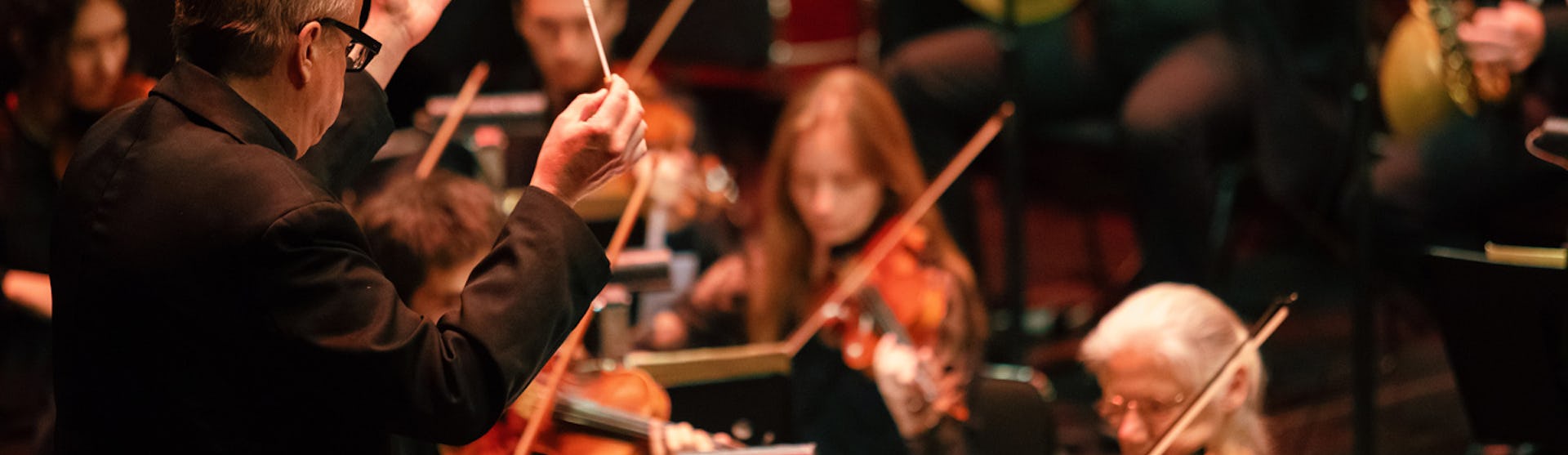 Stråkorkester i Wellington operahus på Nya Zeeland.