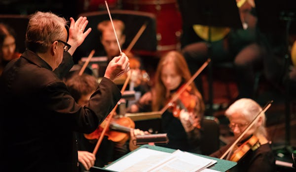 Stråkorkester i Wellington operahus på Nya Zeeland.