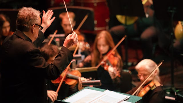 Stråkorkester i Wellington operahus på Nya Zeeland.