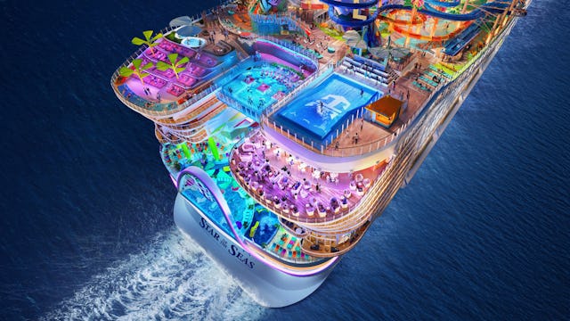 Aktern på Royal Caribbeans kryssningsfartyg Star of the Seas.