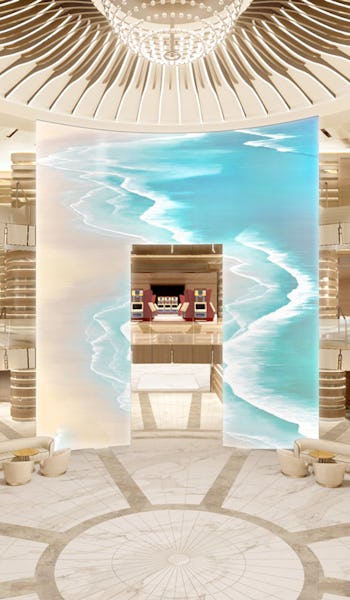 Piazzan ombord på Princess Cruises fartyg Sun Princess.