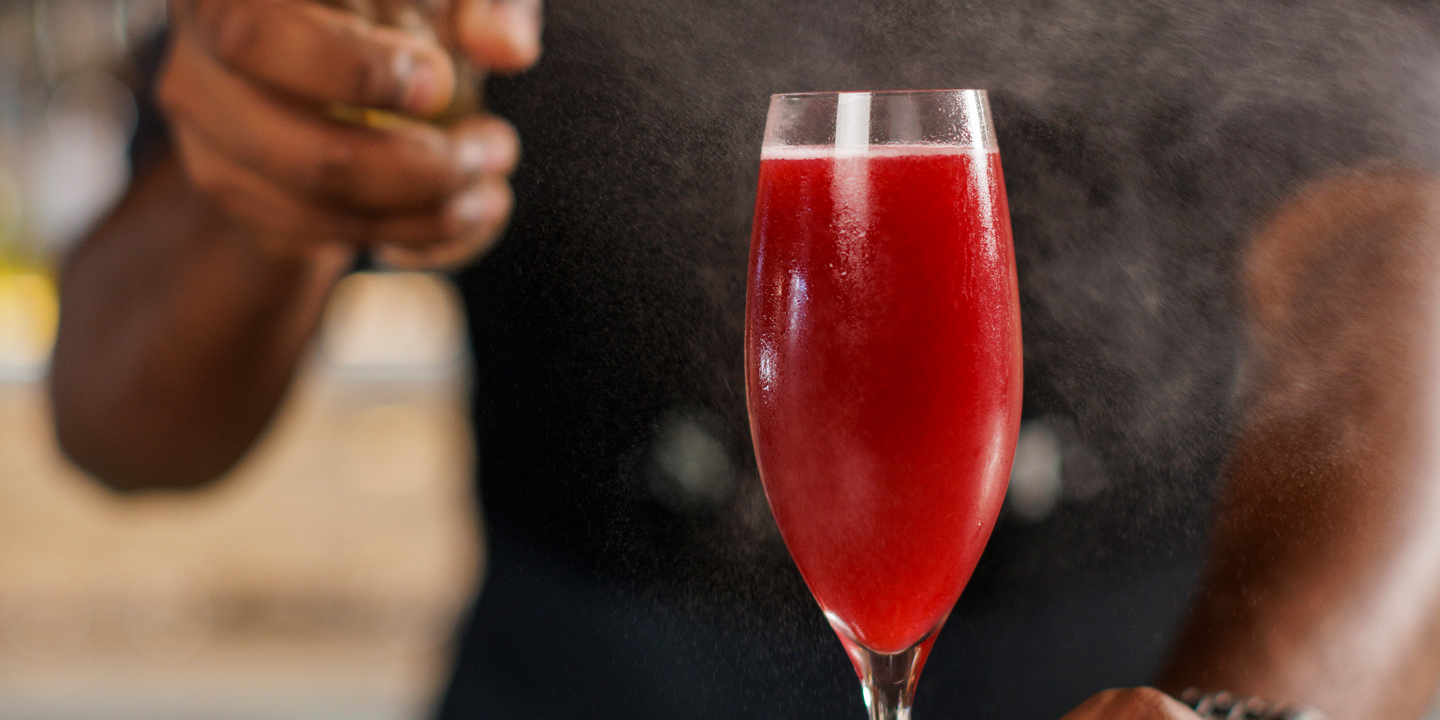 Smarrig drink i SALT Bar ombord på Silverseas fartyg Silver Ray.