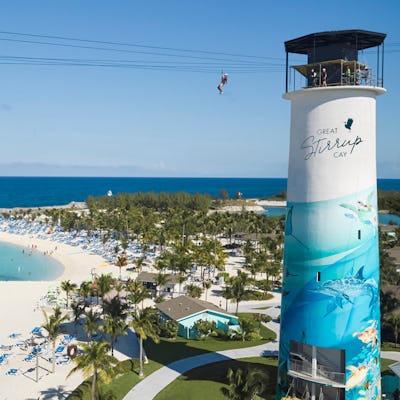 Great Stirrup Cay i Bahamas.