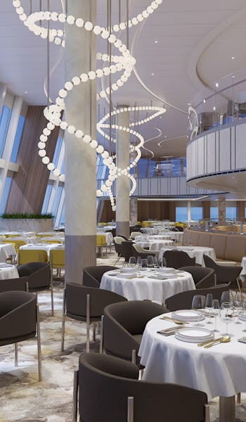 Restaurang Horizons ombord på Princess Cruises fartyg Sun Princess.
