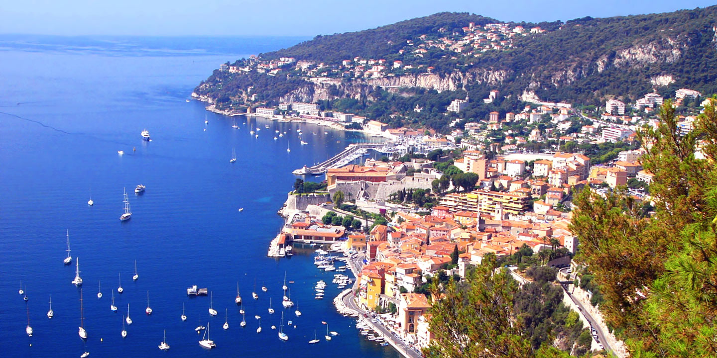 Vy över Monte Carlo i Monaco.