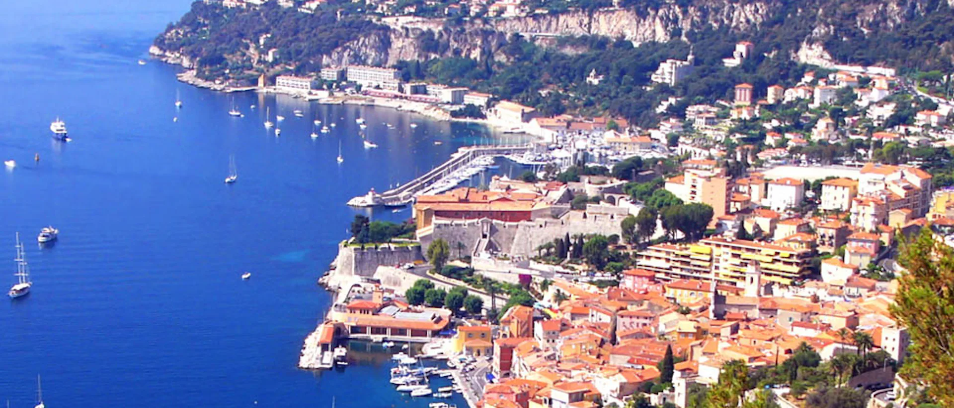 Vy över Monte Carlo i Monaco.