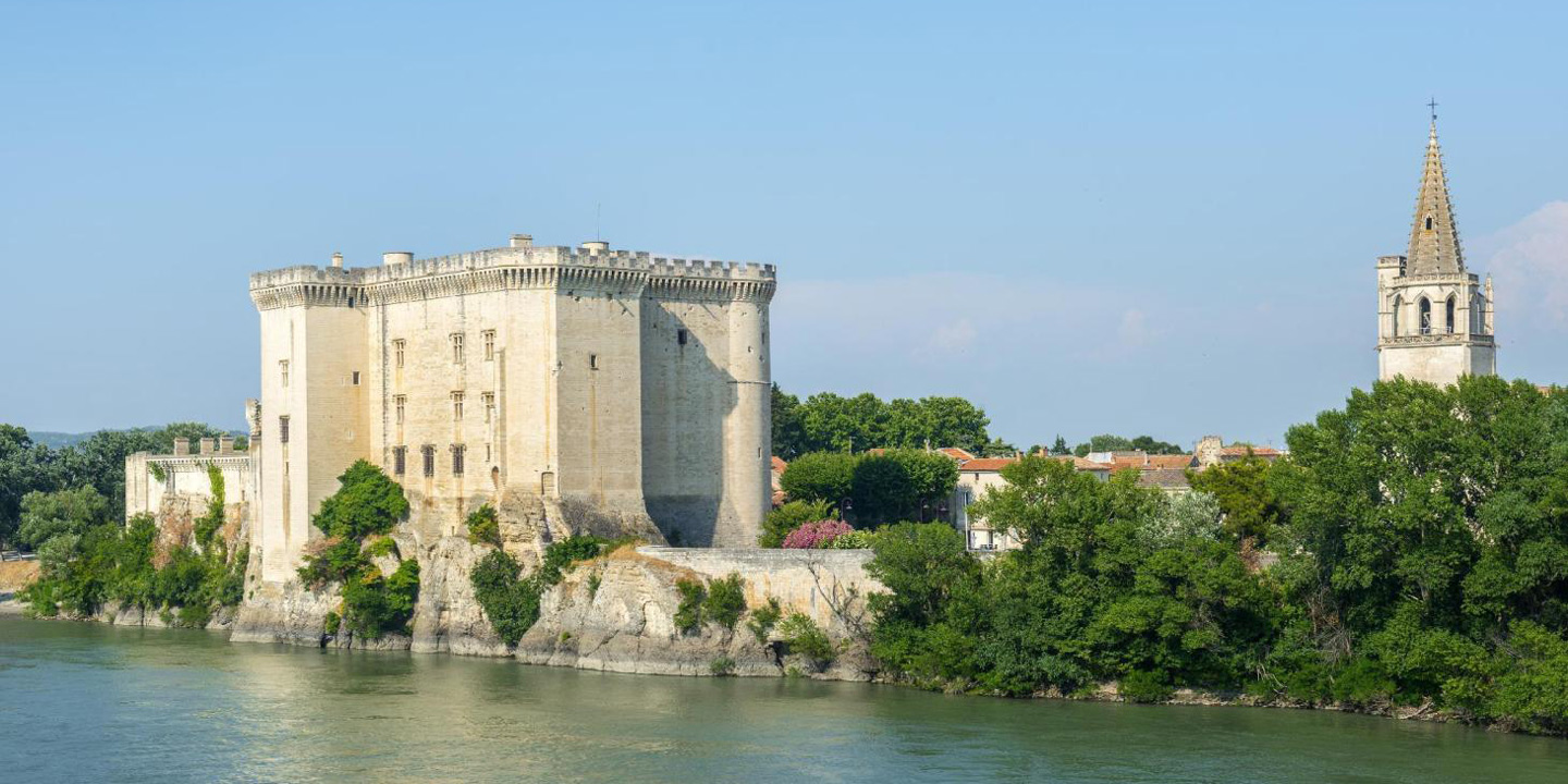 Château de Tarascon, med anor från medeltiden, i Tarascon, Frankrike.