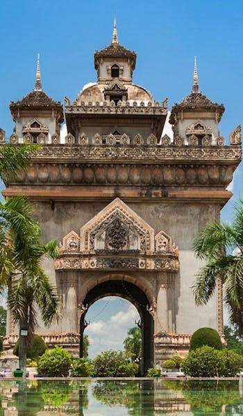 Monumentet Patuxai i Vientiane, Laos.