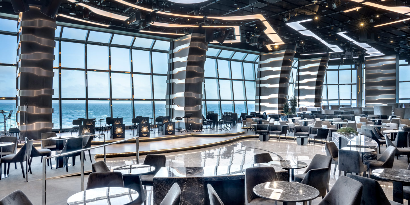 Carousel Lounge ombord på MSC Cruises fartyg Euribia.