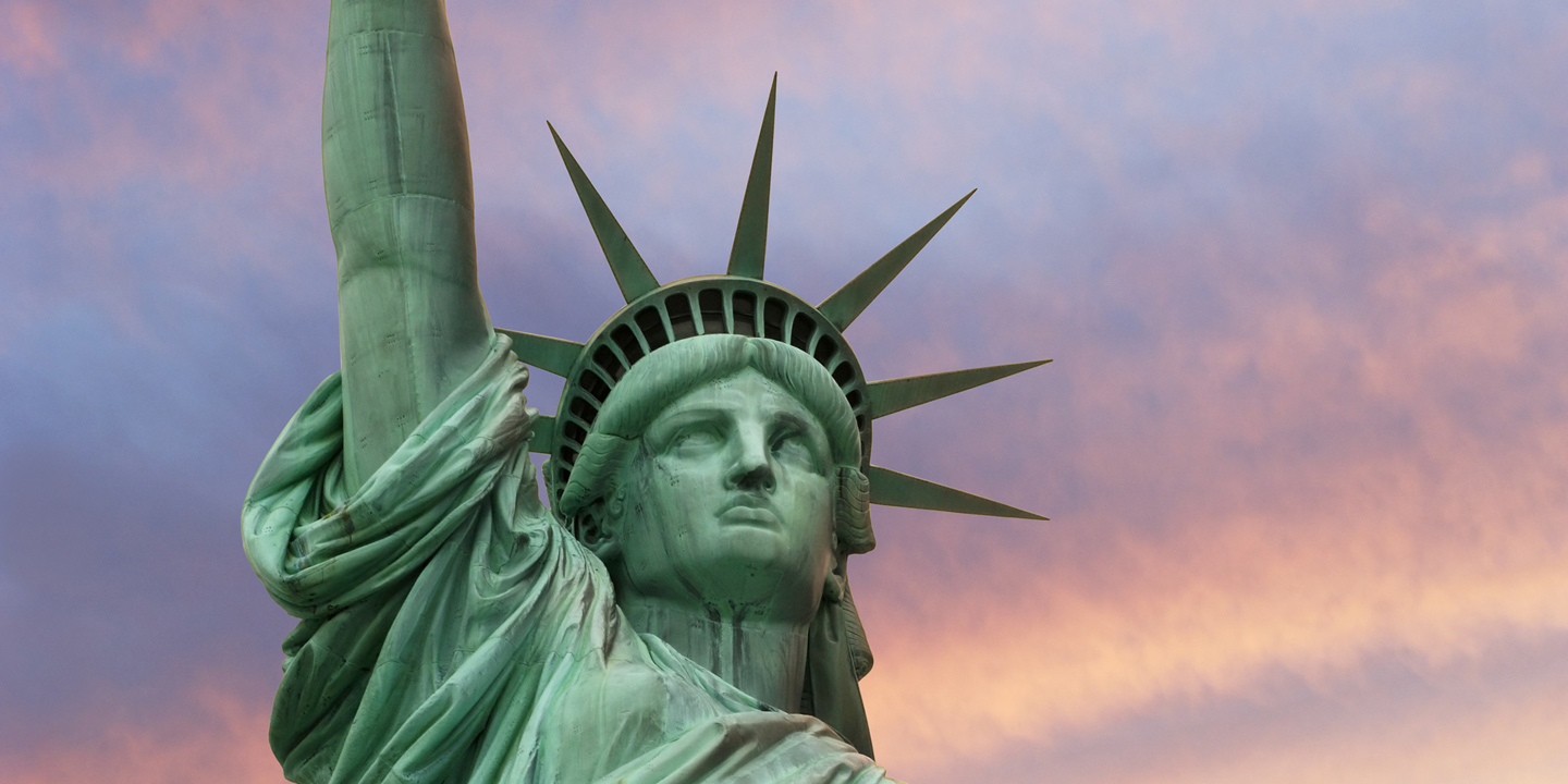 Frihetsgudinnan i New York, USA.