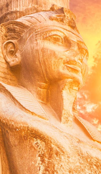 Jättekomplexet Karnak i Luxor i Egypten.