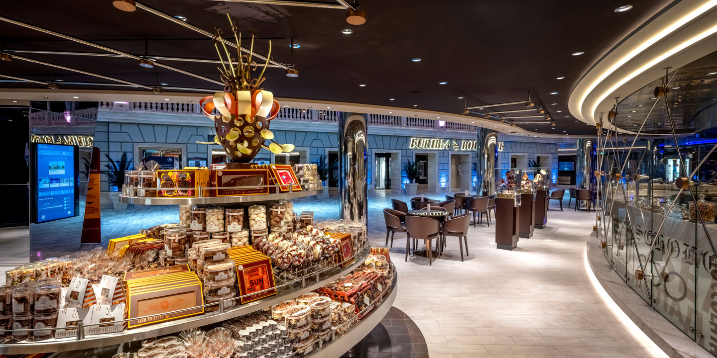 Jean-Philippe Chocolate & Café ombord på MSC Cruises fartyg Euribia.
